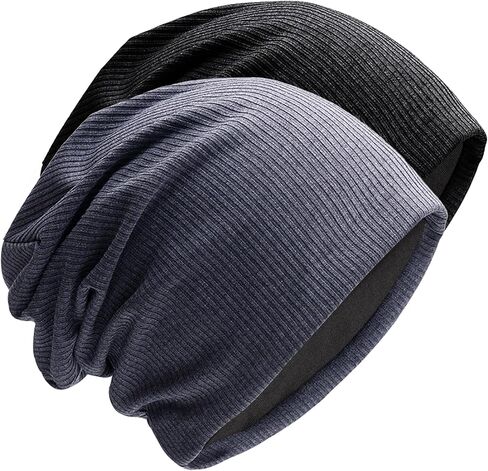 Unisex Slouch Beanie, Trendy Beanie Hat, Lightweight Skull Cap Perfect for Men and Women All Year Round in Saudi Arabia