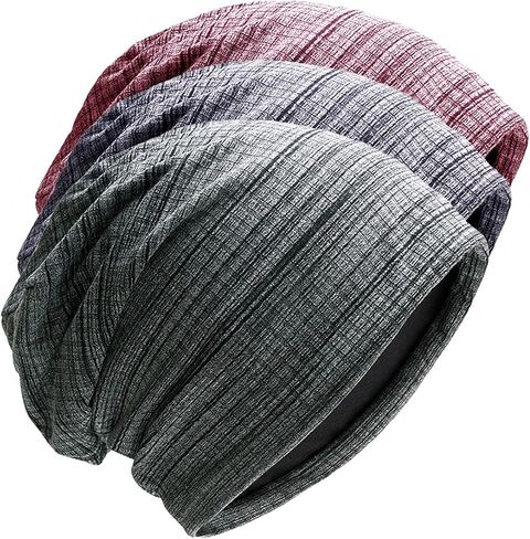 Unisex Slouch Beanie, Trendy Beanie Hat, Lightweight Skull Cap Perfect for Men and Women All Year Round in Saudi Arabia