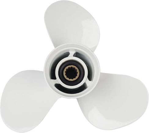 بديل المروحة GELUOXI 12 1/4 بوصة × 9 بوصة لمحركات Yamaha الخارجية 40 50 55 60 HP 13 Spline 663-45956-01-EL in Saudi Arabia