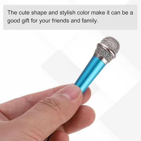 MECCANIXITY Mini Microphone, Hot Pink, 3.5mm, USB, Laptop, Smartphone, Tablet Compatible, 119cm Cable, Low Noise, 1 Channel in Saudi Arabia