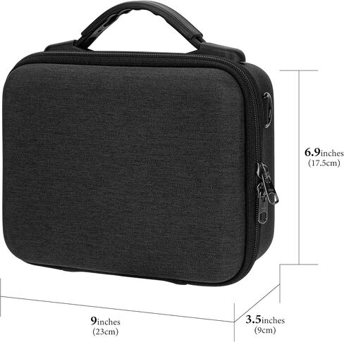 GEEKRIA Carrying Case Compatible with XbotGo, Chameleon Hard Shell Protective Travel Bag (Dark Gray) in Saudi Arabia