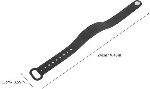 Wristband Bracelet with Pedometer Sleep Vibration Alarm Black Accurate Step Counting Real Temperature Display for Fitness Tracking in Saudi Arabia