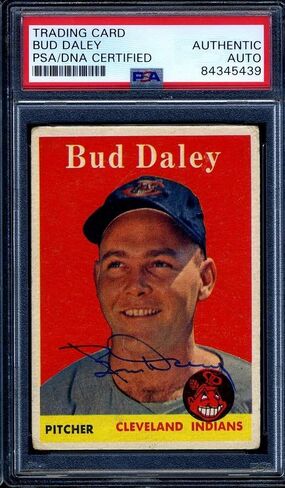 Bud Daley PSA DNA Coa Signed 1958 Topps Autograph - Baseball Slabbed Autographed Cards in Saudi Arabia