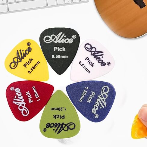 Guitar paddles, acoustic/electric guitar, selected by Bestridge, guitar accessories, easy to carry, pack of ten in Saudi Arabia
