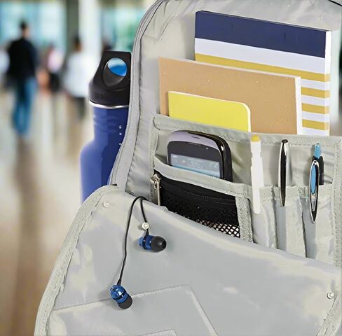 حقيبة كمبيوتر محمول Georgia Tech Backpack GT (أسود ورمادي) in Kuwait