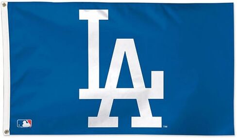 Wincraft MLB Los Angeles Dodgers 01778115 Deluxe Flag, 3' x 5' in Saudi Arabia