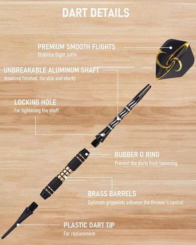 سهام احترافية مع صندوق تخزين، سهام ذات أطراف ناعمة، أطراف بلاستيكية متينة لألواح السهام الإلكترونية in Kuwait