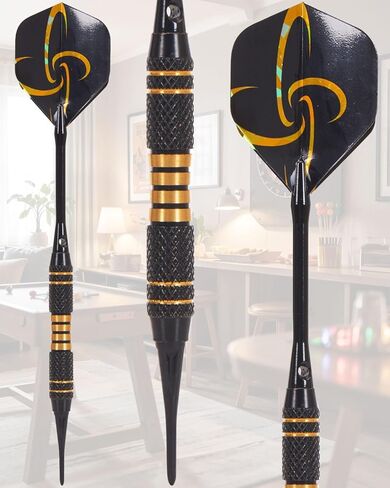 سهام احترافية مع صندوق تخزين، سهام ذات أطراف ناعمة، أطراف بلاستيكية متينة لألواح السهام الإلكترونية in Kuwait