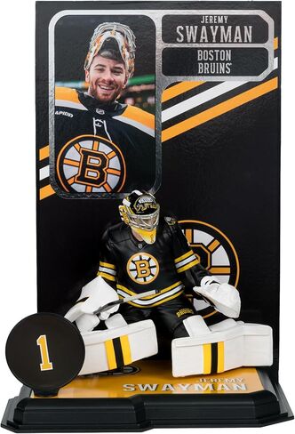 McFarlane Toys - Jeremy Swayman (Boston Bruins) NHL 7in Posed Figure McFarlane's SportsPicks in Saudi Arabia