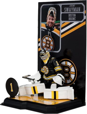 McFarlane Toys - Jeremy Swayman (Boston Bruins) NHL 7in Posed Figure McFarlane's SportsPicks in Saudi Arabia