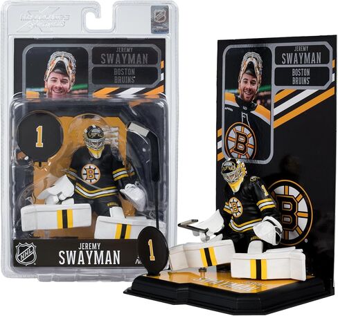 McFarlane Toys - Jeremy Swayman (Boston Bruins) NHL 7in Posed Figure McFarlane's SportsPicks in Saudi Arabia