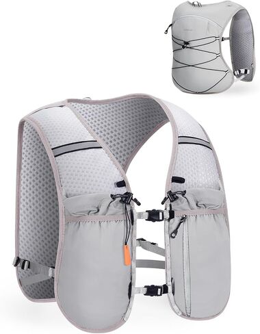 ECOHUB Running Hydration Vest Backpack, Lightweight Hydration Pack Bag Daypack for Hiking Cycling Marathon Backpack Vest for Women Men (No Bladder Included) | Breathable material in Saudi Arabia