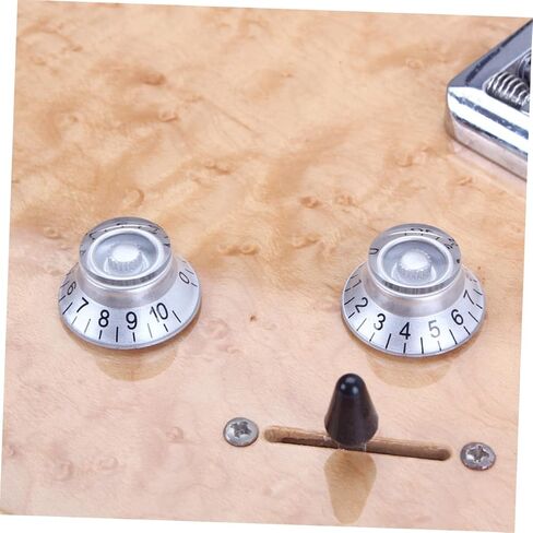 VICASKY 2sets Replacement Guitar Knobs Skirted Volume Tone Control for Guitar Amplifiers 4pcs*2 in Saudi Arabia