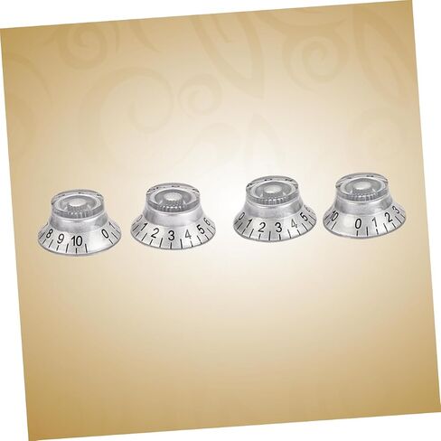 VICASKY 2sets Replacement Guitar Knobs Skirted Volume Tone Control for Guitar Amplifiers 4pcs*2 in Saudi Arabia