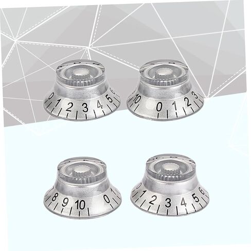 VICASKY 2sets Replacement Guitar Knobs Skirted Volume Tone Control for Guitar Amplifiers 4pcs*2 in Saudi Arabia