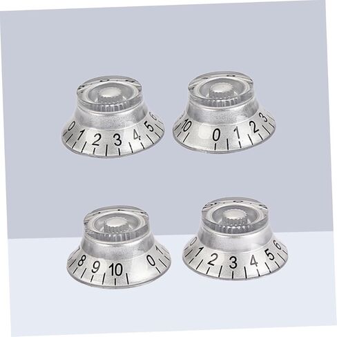 VICASKY 2sets Replacement Guitar Knobs Skirted Volume Tone Control for Guitar Amplifiers 4pcs*2 in Saudi Arabia