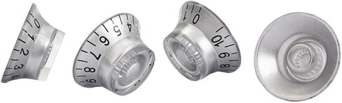 VICASKY 2sets Replacement Guitar Knobs Skirted Volume Tone Control for Guitar Amplifiers 4pcs*2 in Saudi Arabia