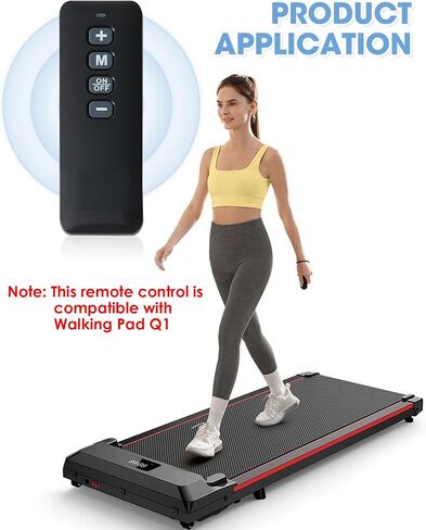 Treadmill Remote Control Replacement Compatible with Walking Pad Q1 Only, Walking Smart Control Accessory Pad Remote Replacement (No Battery, Use AAA Battery) in Saudi Arabia