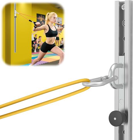 Resistance Bands Wall Anchor Exercise Equipment Platform Base(Length 40"),Adjustable Wall-Mounted Anchor Multi-Purpose Fitness System for Complete Full Body Strength Training in Saudi Arabia