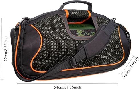 حزام حمل للسفر لمكبر الصوت المحمول JBL Boombox 4 المقاوم للماء، حقيبة حمل غطاء السفر لـ JBL Boombox 4 (أسود) in Kuwait