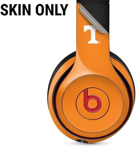 غلاف صوتي من Skinit متوافق مع Beats Solo 3 Wireless - شعار جامعة تينيسي-نوكسفيل T المرخص رسميًا على التصميم الرمادي in Saudi Arabia