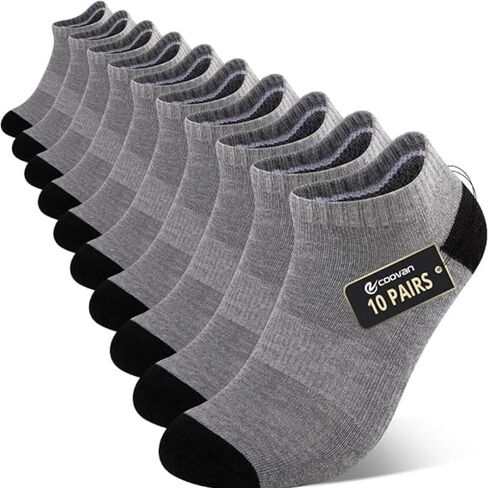 Short Socks for Men, Breathable and Comfortable, Suitable for Sports and Fitness (10 Pairs) in Saudi Arabia