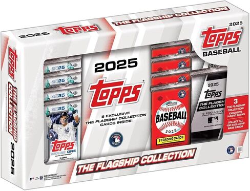 2025 Topps Baseball - The Flagship Collection - 15 Booster Packs in Saudi Arabia