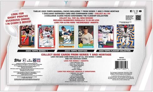 2025 Topps Baseball - The Flagship Collection - 15 Booster Packs in Saudi Arabia