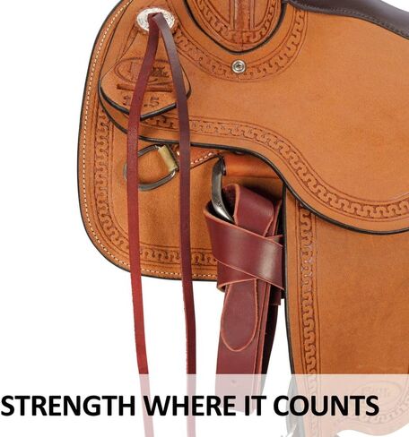 Billy Royal Elite Oiled Roughout Ranch Saddle | Built for Work or Show | Close Contact Fit for Horse Comfort | Includes Hind Cinch Set in Saudi Arabia