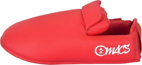 MACS Martial arts Karate hook and loop strap shin guards instep sparring protective kick pads for kids and adults in Kuwait
