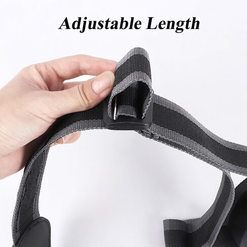 Adjustable Guitar Strap for Acoustic & Electric Guitars - Paddle Insert, Soft Wide Padded Shoulder Support for Comfort, Durable Leather Ends (Black) in Saudi Arabia