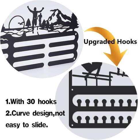 SUPERDANT Iron Medal Hangers Medal Holder Upgrade Hooks Award Medals Display Award Shelf Medals Organizer Wall Mounted Race Hanger Gifts for Athletes Kids in Saudi Arabia