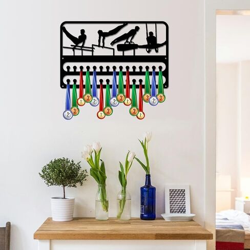 SUPERDANT Iron Medal Hangers Medal Holder Upgrade Hooks Award Medals Display Award Shelf Medals Organizer Wall Mounted Race Hanger Gifts for Athletes Kids in Saudi Arabia
