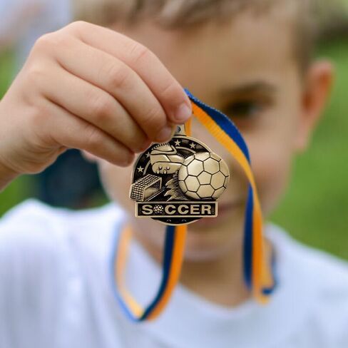Soccer Medals 10 Pack, 2" Gold Soccer Team Medal Awards in Saudi Arabia