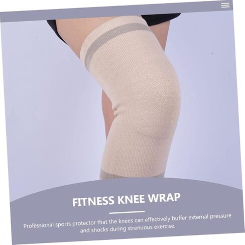 UPKOCH قطعتان من وسادات الركبة الرياضية وأكمام الركبة المرنة لصالة الألعاب الرياضية لدعم التمارين الرياضية لكرة السلة وكرة القدم والجري وركوب الدراجات in Kuwait