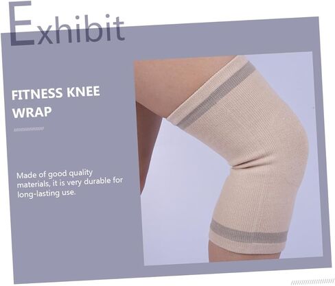 UPKOCH قطعتان من وسادات الركبة الرياضية وأكمام الركبة المرنة لصالة الألعاب الرياضية لدعم التمارين الرياضية لكرة السلة وكرة القدم والجري وركوب الدراجات in Kuwait