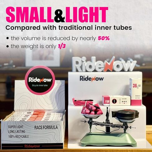 RideNow TPU Road Bike Inner Tube, 2 Pack Gravel Bike Tube 700 x 32C-47C with 45mm/65mm/85mm Presta Valves, Ultra-Light Puncture Resistant Bicycle Inner Tube(Include Bike Inner Tire Patch Repair Kits) in Saudi Arabia