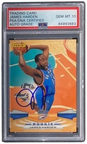 وقع جيمس هاردن على Slabbed 2009 Panini # 303 Rookie Card PSA/DNA Gem MT 10 - كرة السلة Slabbed بطاقات المبتدئين الموقعة in Saudi Arabia