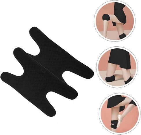 Hemoton 1Pair Breathable Knee Sleeves for Dancers Elastic Knee Stabilizer Pads with Fit for Sports Workouts Shock Absorption Comfort for Women for Running in Saudi Arabia