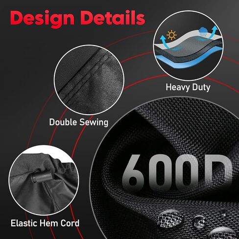 Zettum Treadmill Cover - 600D Treadmill Dust Cover Waterproof, Gym Equipment Running Machine Covers with Windproof Drawstring, Exercise Workout Equipment Protective for Home Indoor Outdoor in Saudi Arabia