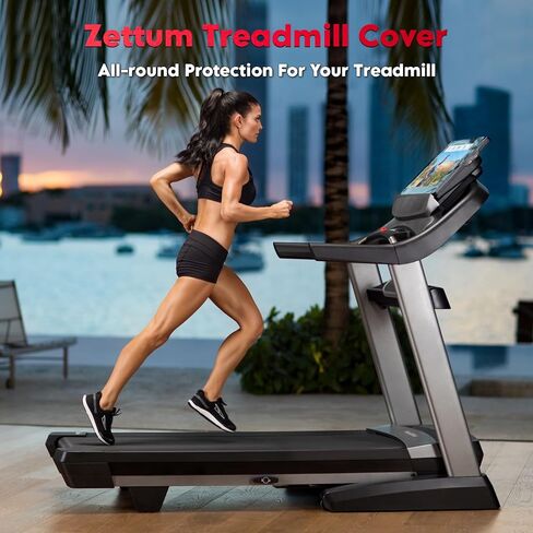 Zettum Treadmill Cover - 600D Treadmill Dust Cover Waterproof, Gym Equipment Running Machine Covers with Windproof Drawstring, Exercise Workout Equipment Protective for Home Indoor Outdoor in Saudi Arabia