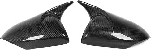 Rearview Mirror Cover Cap, 1 Pair Side Wing Mirror Cap for 3 2010 To 2013 in Kuwait