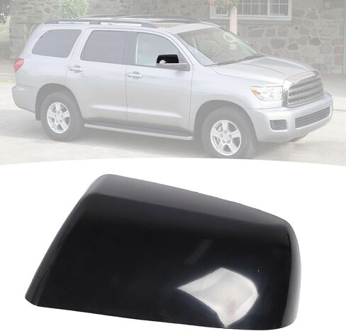 Car Rear View Mirror Cover, Door Mirror Cover, Side Mirror Cover High Strength ABS Exterior Rearview Mirror Cover Cap for 2007‑2021 (Left) in Saudi Arabia
