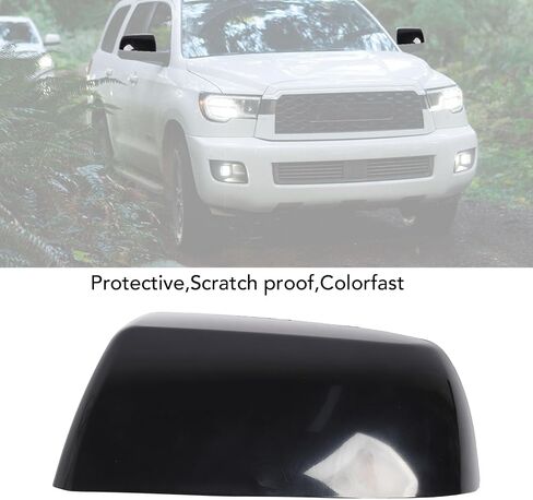 Car Rear View Mirror Cover, Door Mirror Cover, Side Mirror Cover High Strength ABS Exterior Rearview Mirror Cover Cap for 2007‑2021 (Left) in Saudi Arabia