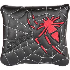 Spider Embroidery Golf Club Square Mallet Cover Spider Mallet Cover with Magnetic Closure in Saudi Arabia