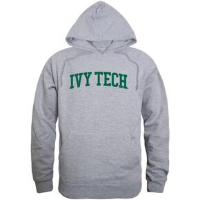 سويت شيرت بغطاء للرأس من W Republic Ivy Tech Game Day - رمادي منقط، مقاس XX-Large in Kuwait
