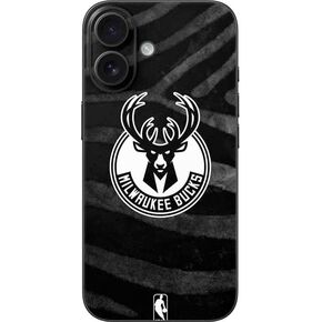 Skinit Decal Phone Skin Compatible with iPhone 16 - Officially Licensed NBA Milwaukee Bucks 2021 Champions Design in Saudi Arabia