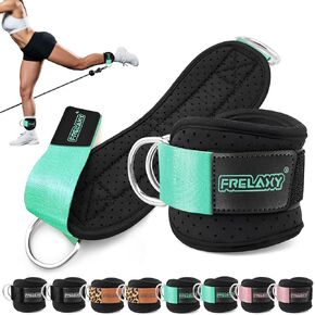 Frelaxy Ankle Straps for Cable Machine – Comfortable & Durable Leg Straps for Kickbacks, Glute Workouts, and Lower Body Exercises – Perforated Neoprene Padding & Tapered Fit in Kuwait