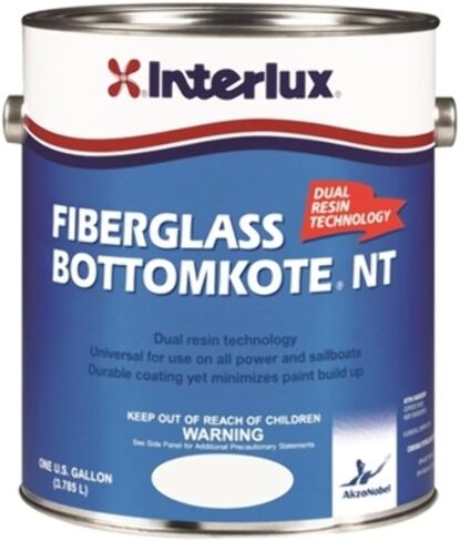 Interlux Fiberglass Bottomkote NT، 1 جالون، أزرق، طلاء بحري مضاد للحشف على القوارب in Kuwait