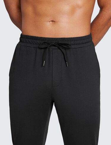 بنطلون رياضي خفيف الوزن من CRZ YOGA Cloud Jersey للرجال 29 بوصة - بنطال رياضي ناعم للتمرينات الرياضية مع جيوب بسحاب in Saudi Arabia